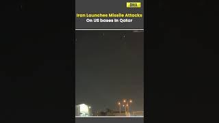 Iran Launches Missile Attack On US’s Al Udeid Air Base in Qatar #israeliranwar #worldnews #shorts