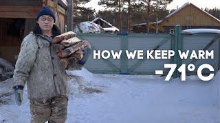 How Do We Keep Warm at -71°C (-95°F)? House Tour | Yakutia