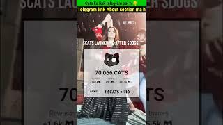 Cats Telegram Airdrop | Cats listing Date Confirm #shorts #ytshorts #viralvideo #kolkata