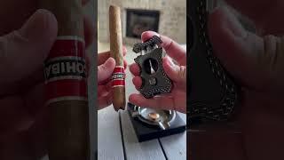  SMOKING A DELICIOUS COHIBA CIGAR BEFORE THE RAIN COMES! ️ #cigar #cigarshow #asmr