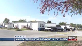 Manufactured homes growing in popularity