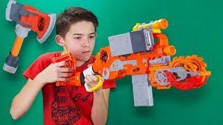 Обзор бластера Нёрф Выживший Nerf Scravenger Zonbie Strike