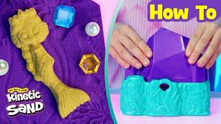 NEW Mermaid Crystal Playset How To | Kinetic Sand UK | Toys for Kids