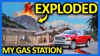 Gas Station EXPLODED in Gas Station Simulator Tidal Wave