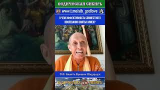 В чем эффективность совместного воспевания Святых имен? #ведические #духовное #веды #сибирь #кришна