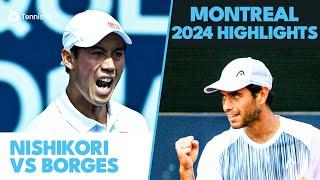 Kei Nishikori Continues Winning Form vs Nuno Borges | Montreal 2024 Highlights