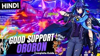 [Hindi] SUPPORT ORORON GUIDE! Best Build Ororon - Artifacts, Weapons & Teams | Genshin Impact