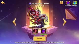 BUILDING MY FIRST TRANSCENDENCE HERO *HALORA* - Idle Heroes