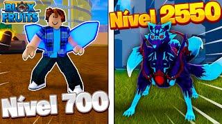 UPEI DO 700 ao 2550 de KITSUNE​ NO BLOX FRUITS! ​