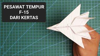 DIY: Cara Membuat Model Pesawat Tempur F15 dari Kertas