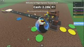 Roblox - Fidget Spinner Tycoon - [premade Dropper Game]