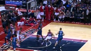 Jan Vesely Rises High for the Alley-Oop Jam