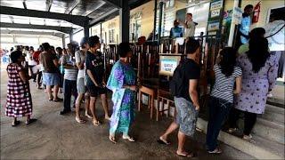 Fiji stages first election since 2006 coup