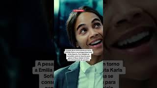 Zoe Saldaña se lleva el premio a Mejor actriz de Reparto en los Oscar 2025  #shorts #lr