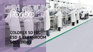 Colorex SD | EC ESD Cleanroom Flooring Solutions | Forbo Flooring Systems UK