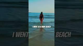 I went to a NUDE beach! | Solo female Van life #vanlife #solofemalevanlife #beach #vanlifeuk #girl