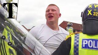 Man jailed for charging police at Rotherham riot