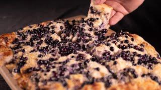 Blueberry Dessert Pizza Recipe - Sweet Blueberry Pizza!