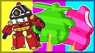 Мультик. Робокар Поли. Учим цвета. Мороженое. Learn Colors. Robocar Poli.