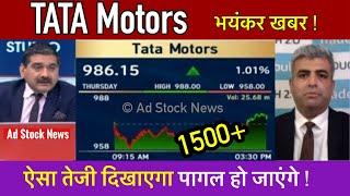 TATA Motors share news today,Buy or not ? Tata motors share latest news