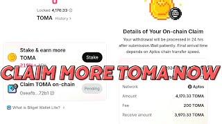 Toma Second Airdrop Allocation Claim To Bitget Wallet lite