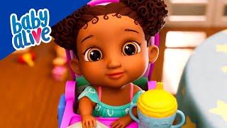 Baby Alive Official  Baby Doll's Feeding Routine!  Kids Videos 