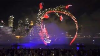 The dragon on Marina Bay!