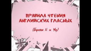 Чтение гласных в английском языке. Открытый и закрытый слоги. Буквы Ii и Yy. English sounds(vowels)