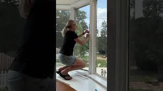 Customer Video: Stephanie from MN installs ComforTech 25 window film in her dining room