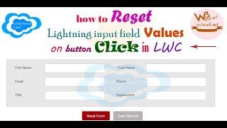 How to reset lightning input field values on button click dynamic JavaScript method function  in LWC