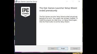 Epic Games Installation Wizard Before Ended error solution (2025)