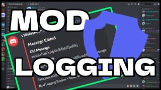 Discord.js V14 - Moderation Logging System