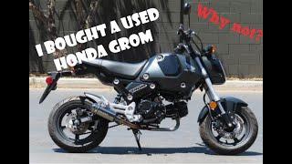 I bought a Used 2022 Honda Grom.