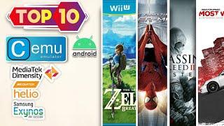 Cemu Emulator V3 | Top 10 Best Playable Games On All Mali/Mediatek/Helio/Exynos Devices