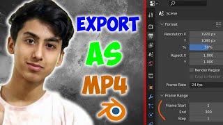 How To Export Video In Blender In MP4 Format