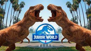 Тираннозавр максимального уровня Jurassic World Alive