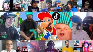 Mario Reacts To Funny TIK Toks Reaction Mashup