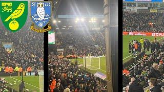 *CARNAGE AS WEDNESDAY COMPLETE SECOND HALF COMEBACK*Norwich City 2-3 Sheffield Wednesday| Match Vlog