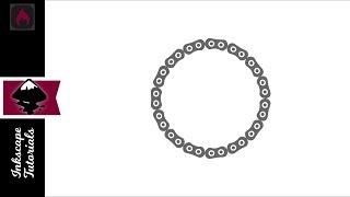 Inkscape Tutorial: Vector Bike Chain Logo(Episode #74) @ Ardent Designs