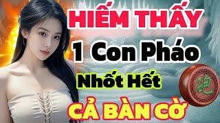 Cờ tướng hay quá hiếm thấy chỉ 1 con pháo nhốt hết cả bàn cờ