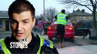 Cops Chase Four Teenage Suspects On Foot! | Craziest Police Foot Chases