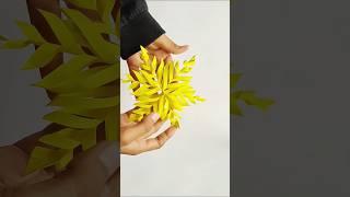 Very Easy Paper Flower | Paper Crafts | Sanaya Creations    #song #diy #papercraft #sanayacreations