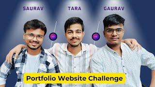 Best Portfolio Website Making Challenge | Day-1 