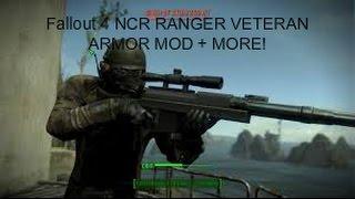 Fallout 4 Mod Showcase:Episode 1:NCR Veteran Ranger Armor, Sky ship Home Mod, and more!