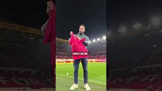 Ruben Amorim With The United Shirt 