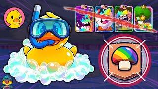 RUBBER DUCKY DEMOLISH PREMIUM BOOSTERS on MIGHTY MUSHROOMS + RAINBOW + BLOW'EM UP