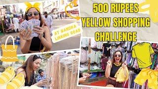 500 Rupees YELLOW Challenge | Funniest Street Side Bargaining  | Garima's Good Life