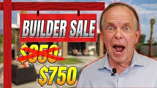 Huge Palm Springs NEW Home Construction Builder Sale!