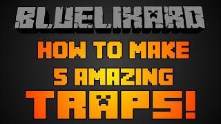 MY TOP 5 AMAZING TRAPS IN MINECRAFT!