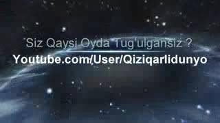 Siz qaysi oyda tug'ilgansiz